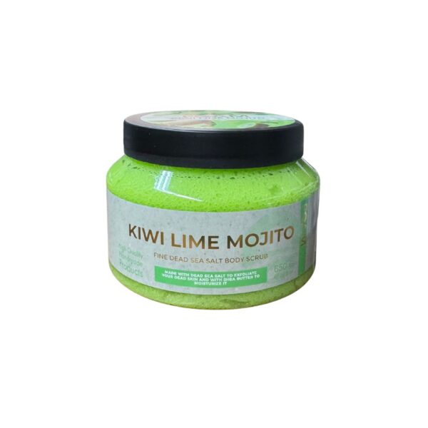 Kiwi Lime Mojito Fine Dead Sea Salt body scrub