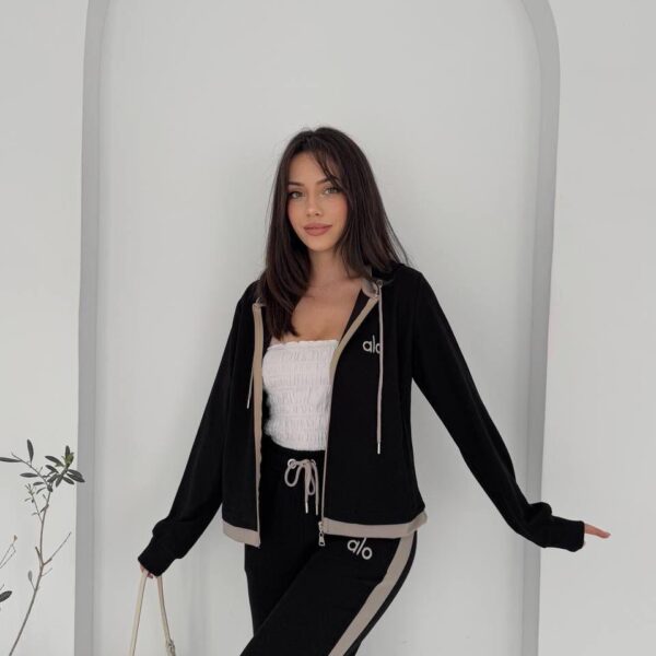 Alo training-black & beige