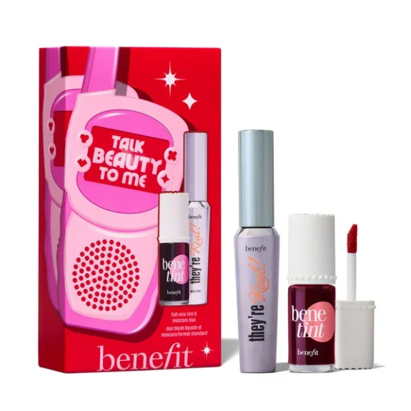 Talk Beauty to Me 2-Piece Lip & Cheek Tint + Mascara Gift Set