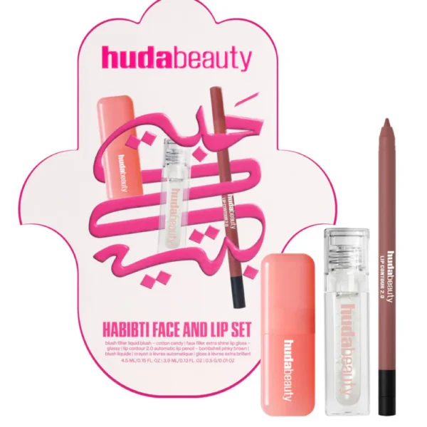 Huda Beauty Habibti Face and Lip Set