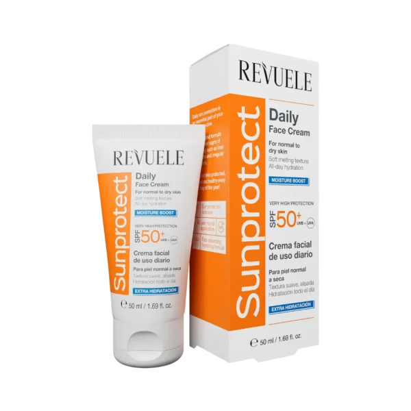 Revuele Sunprotect Moisture Boost Daily Face Cream For Normal To Dry Skin SPF 50+