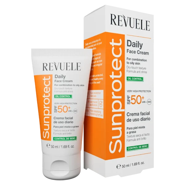 Revuele Sunprotect Oil Control Daily Face Cream For Combination To Oily Skin SPF 50+