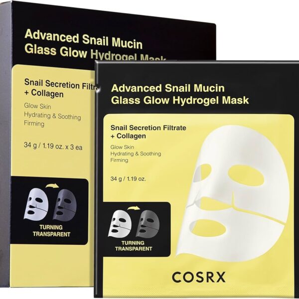 Advanced Snail Mucin Glass Glow Hydrogel Mask